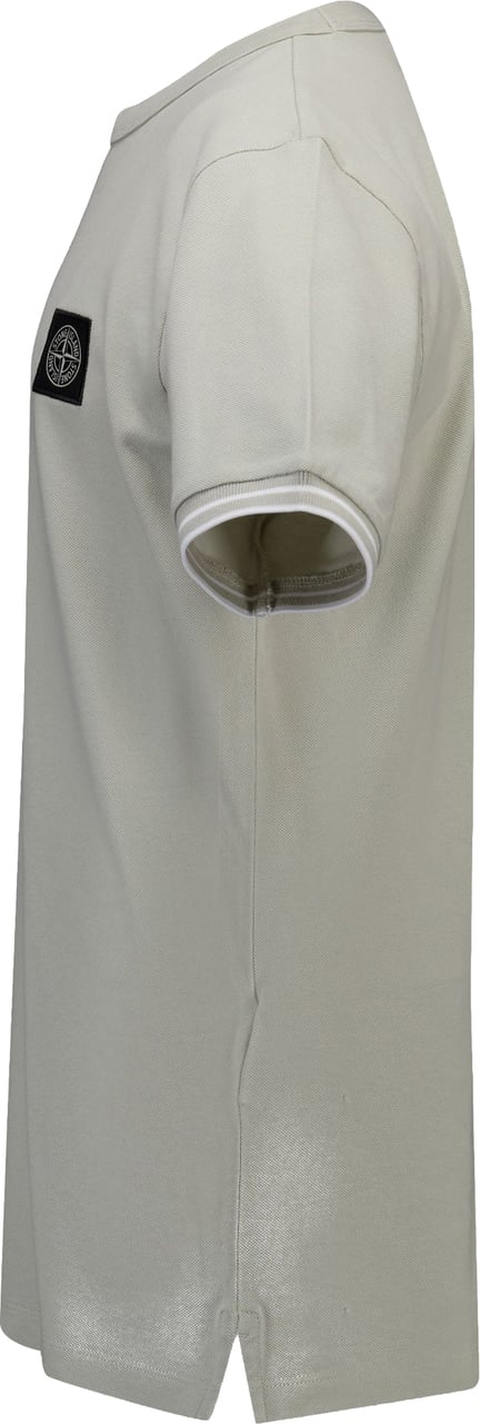 Stone Island Junior Stone Island Kinder Jongens T-Shirt In Licht Grijs Grijs