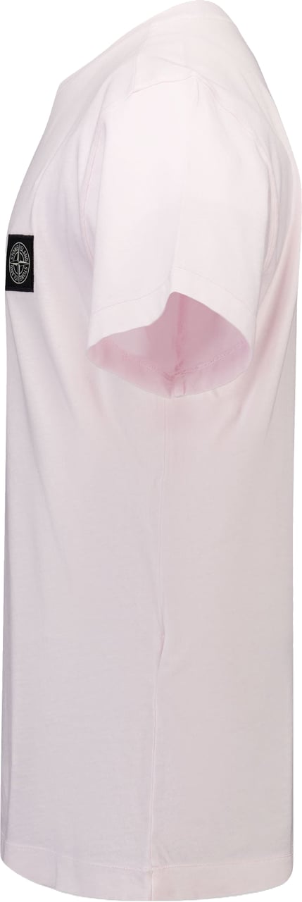 Stone Island Junior Stone Island Kinder Jongens T-Shirt In Roze Roze