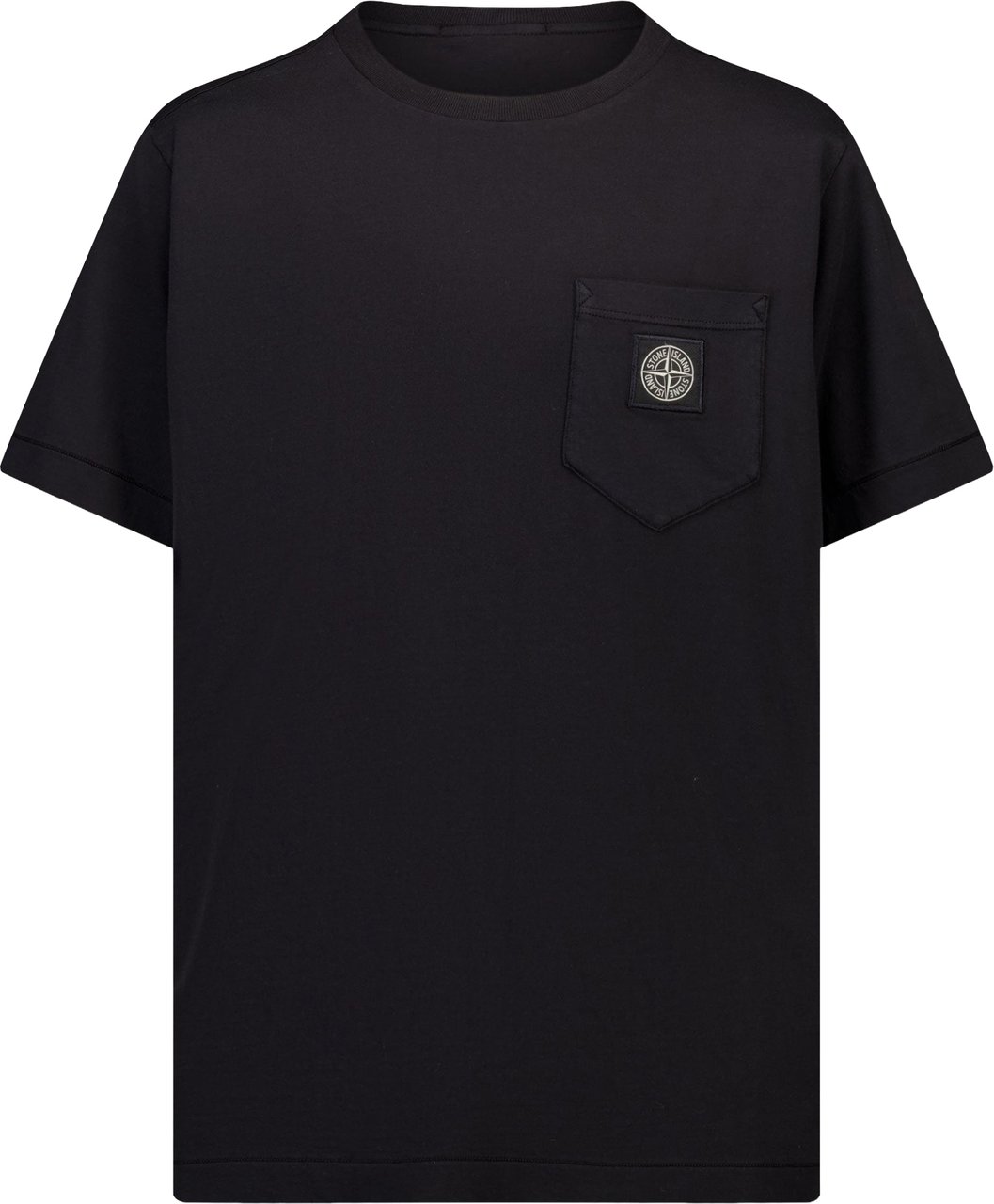 Stone Island Junior Stone Island Kinder Jongens T-Shirt In Zwart Zwart