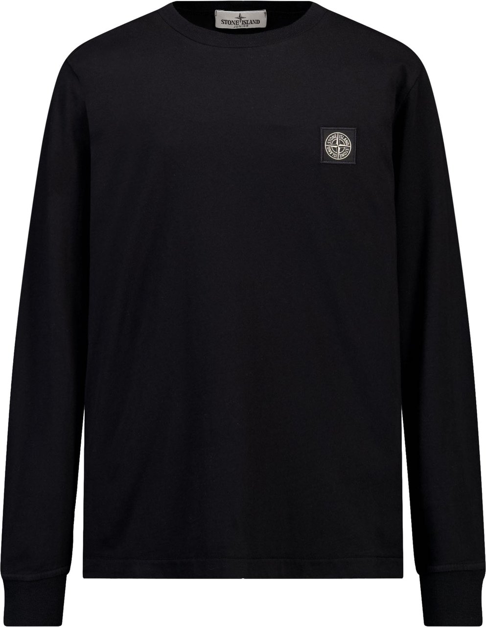 Stone Island Junior Stone Island Kinder Jongens T-Shirt In Zwart Zwart