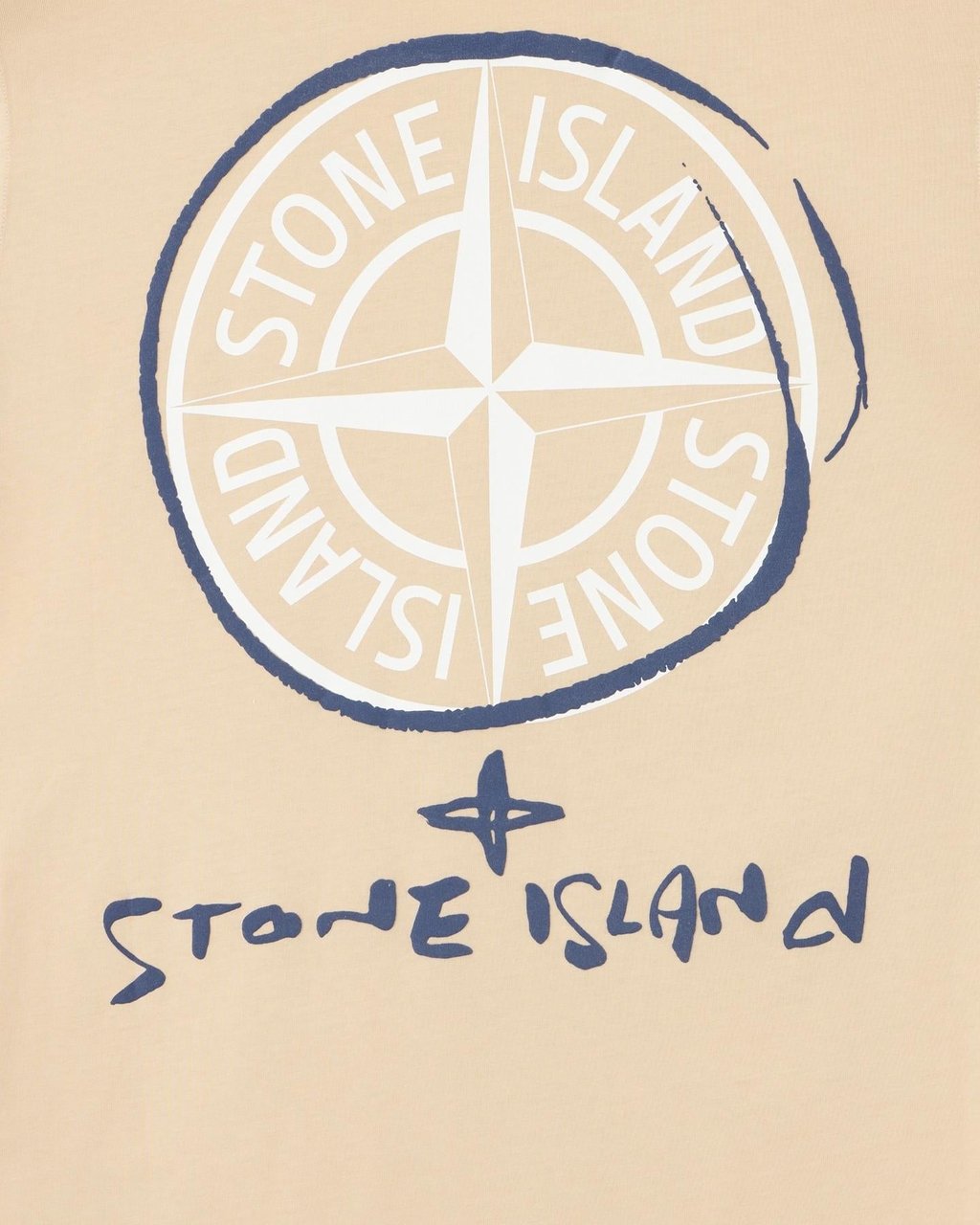 Stone Island Junior Kids Ss T-Shirt Beige