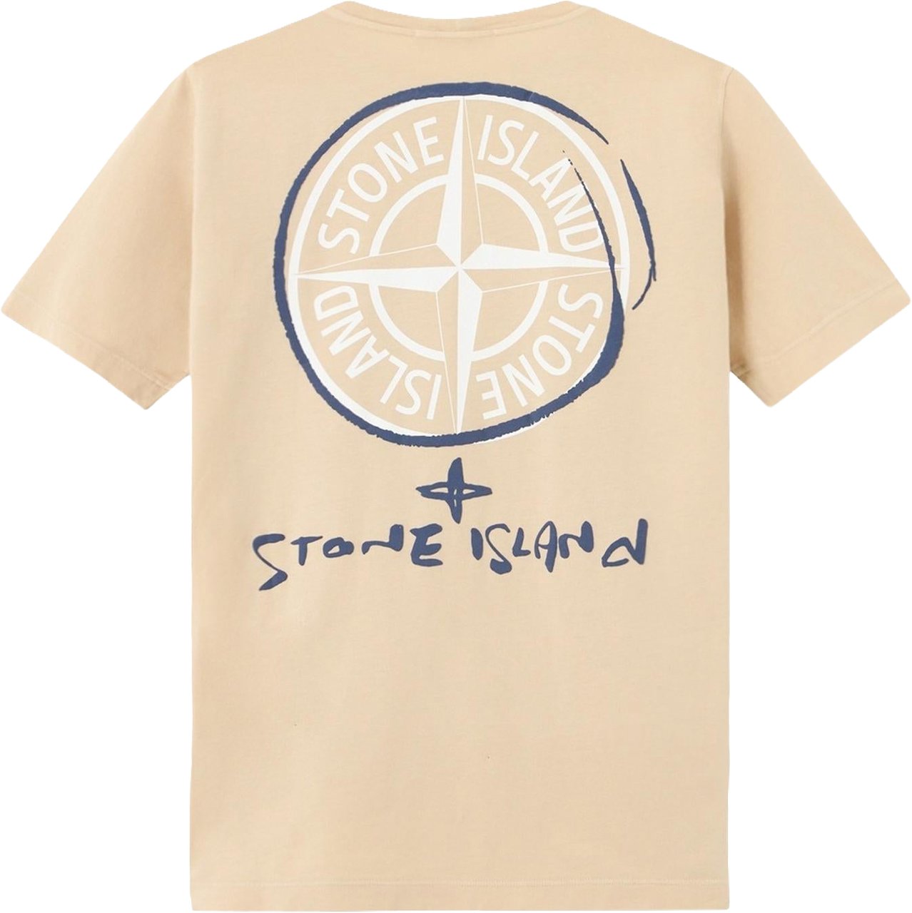 Stone Island Junior Kids Ss T-Shirt Beige