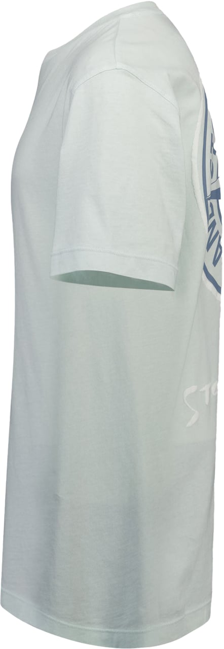 Stone Island Junior Stone Island Kinder Jongens T-Shirt In Blauw Blauw