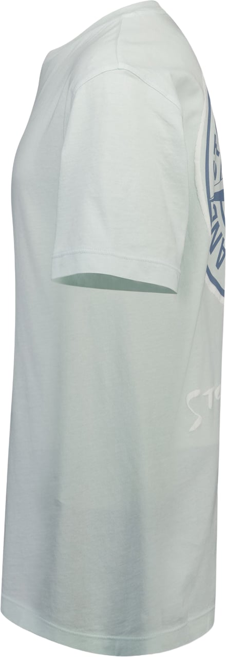 Stone Island Junior Stone Island Kinder Jongens T-Shirt In Blauw Blauw