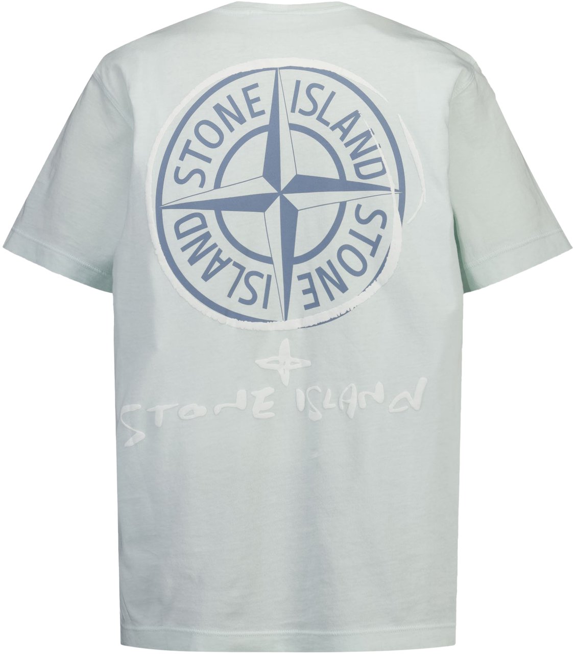 Stone Island Junior Stone Island Kinder Jongens T-Shirt In Blauw Blauw