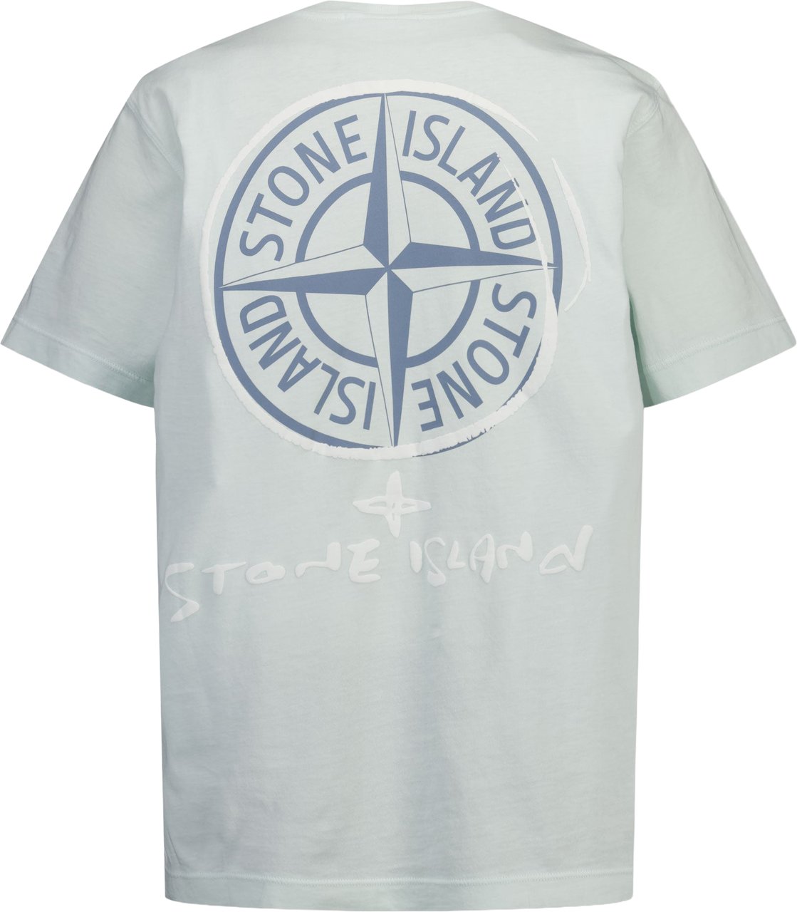 Stone Island Junior Stone Island Kinder Jongens T-Shirt In Blauw Blauw