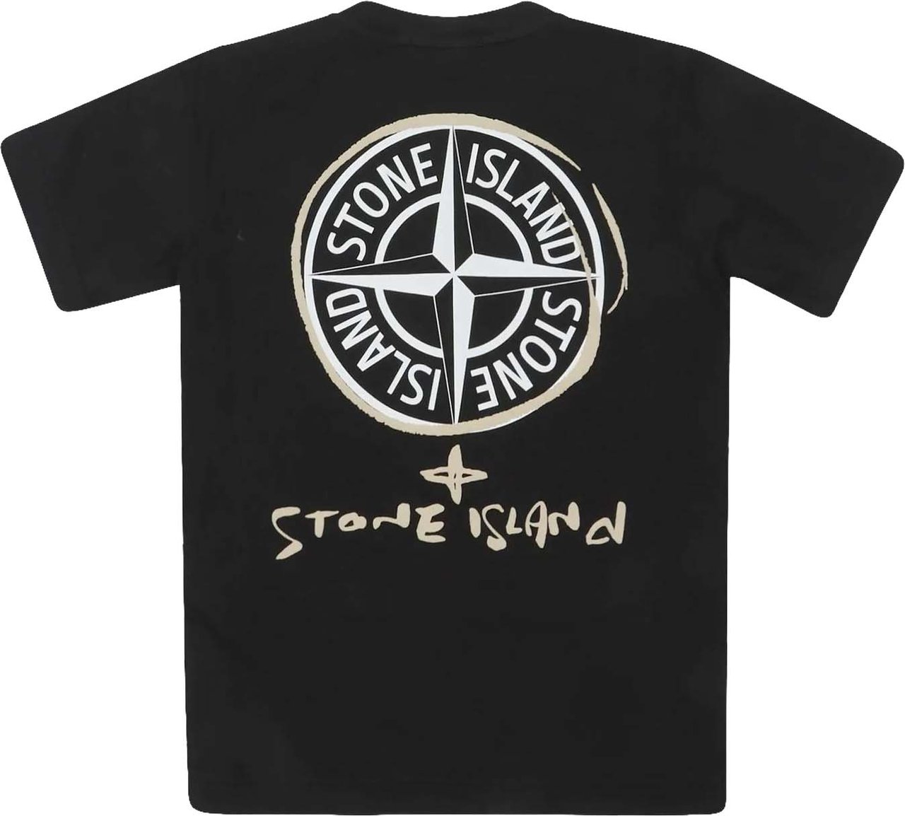Stone Island Junior Stone Island Kids Ss T-Shirt Zwart