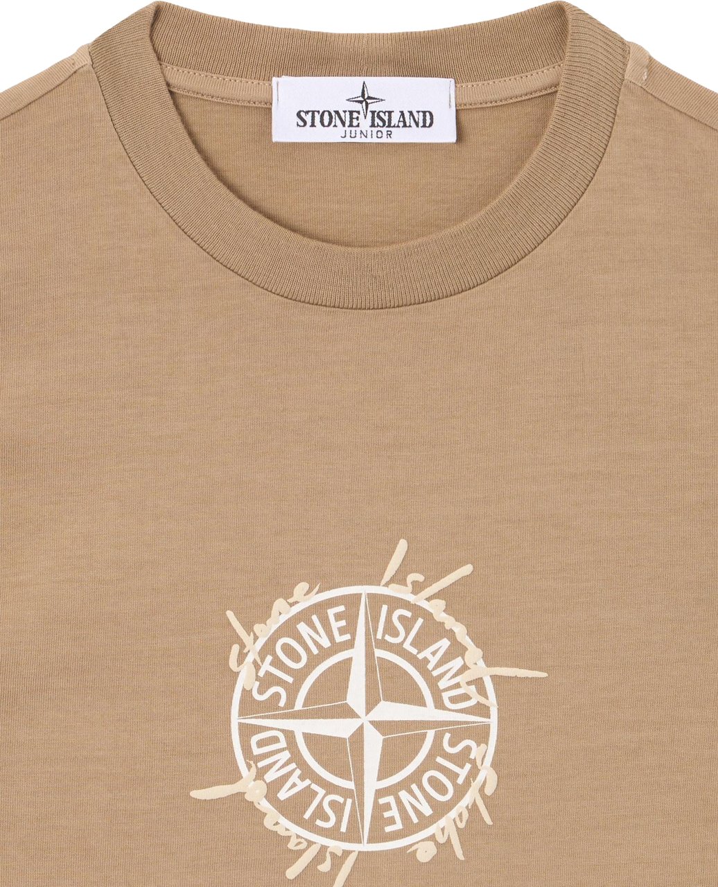 Stone Island Junior Kids Ss T-Shirt Bruin