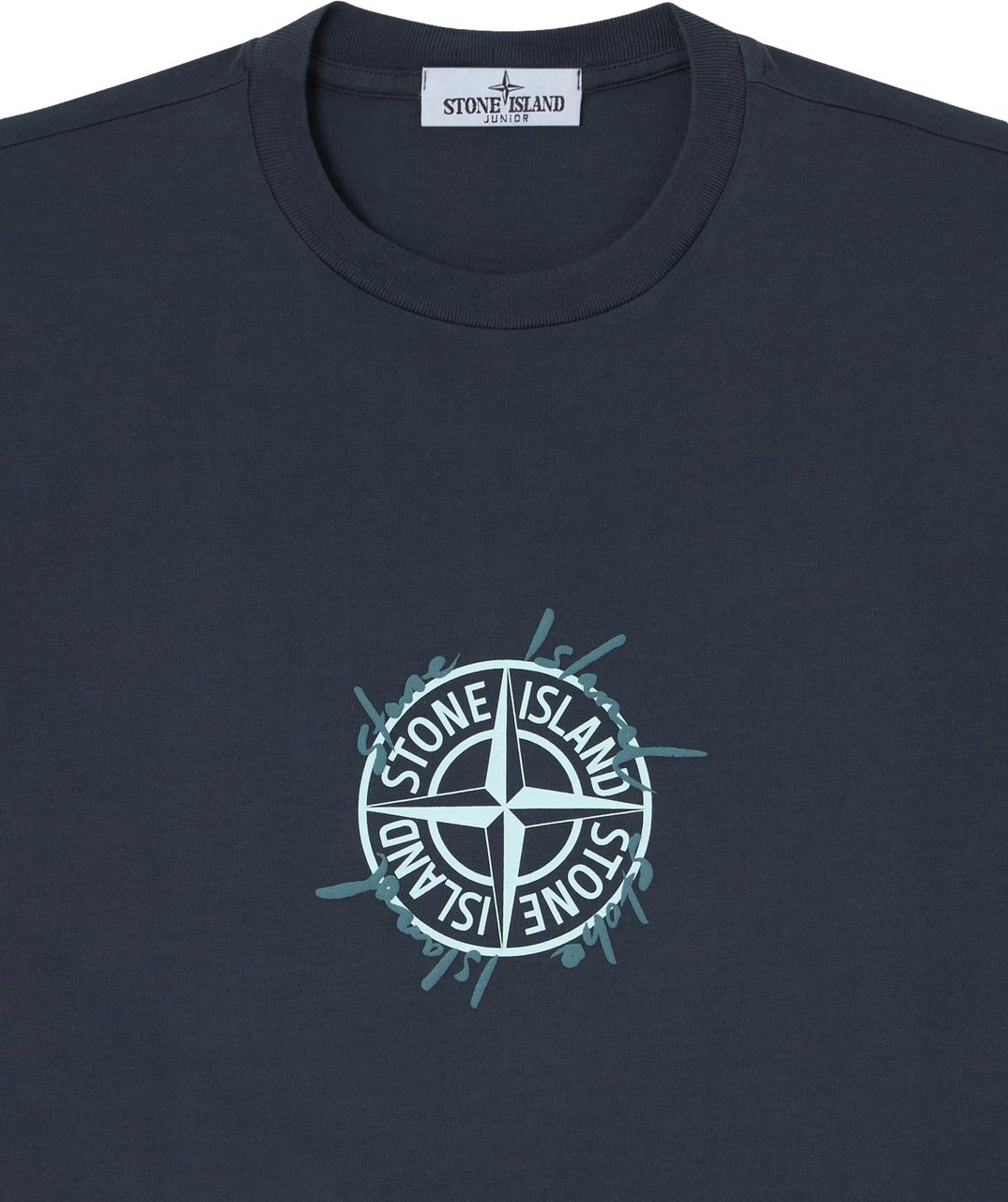 Stone Island Junior Kids Ss T-Shirt Blauw