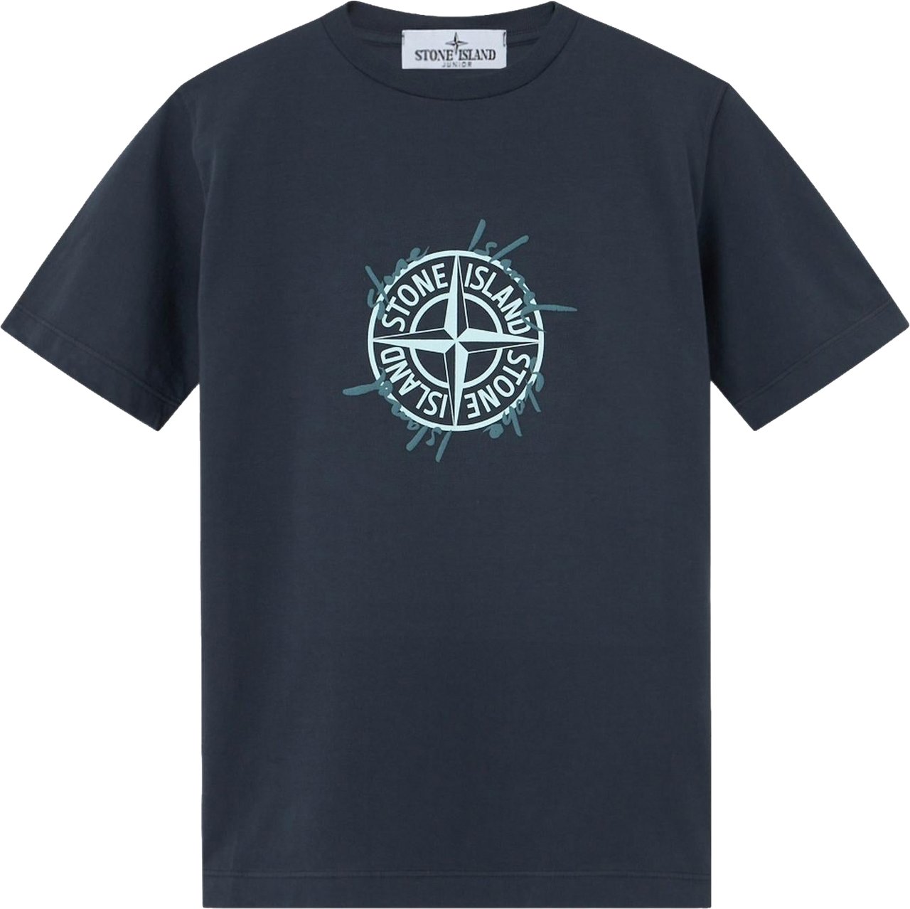 Stone Island Junior Kids Ss T-Shirt Blauw