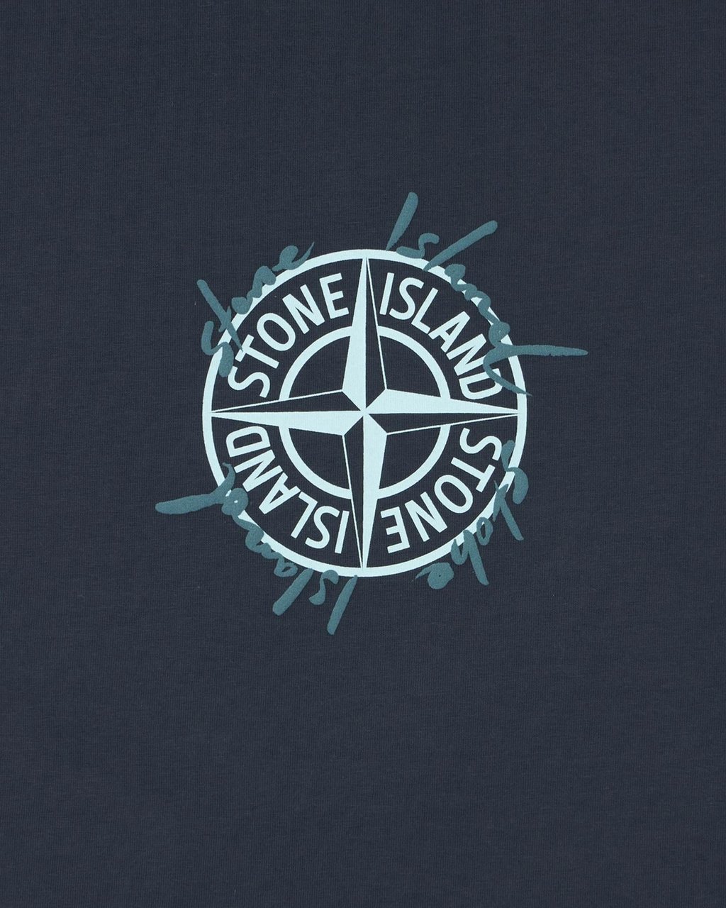 Stone Island Junior Kids Ss T-Shirt Blauw