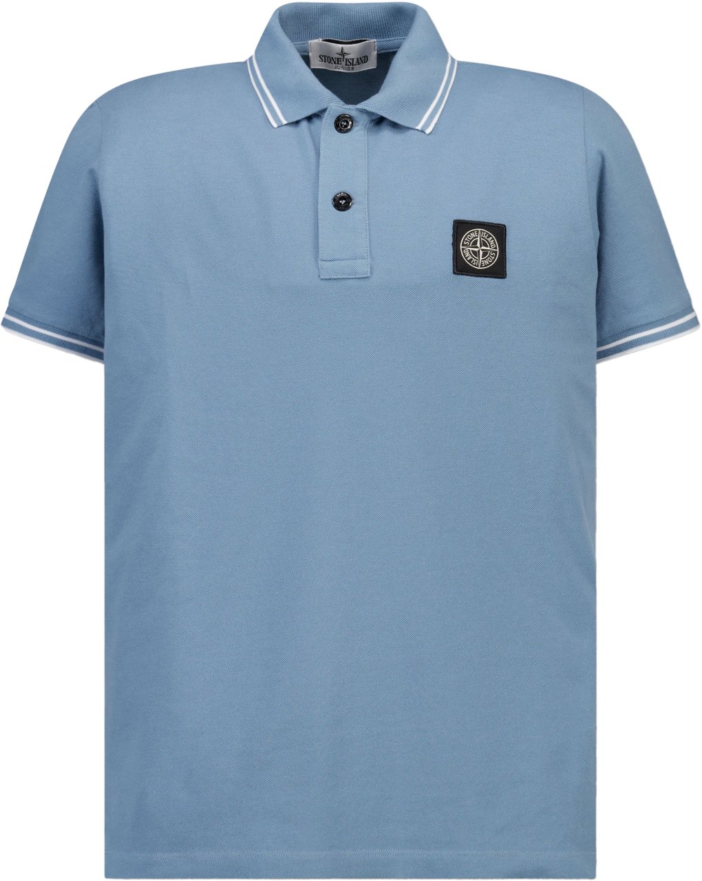 Stone Island Junior Stone Island Kinder Jongens Polo In Licht blauw Blauw
