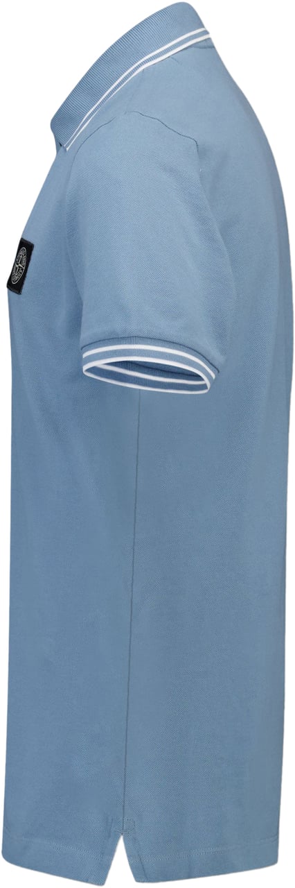 Stone Island Junior Stone Island Kinder Jongens Polo In Licht blauw Blauw