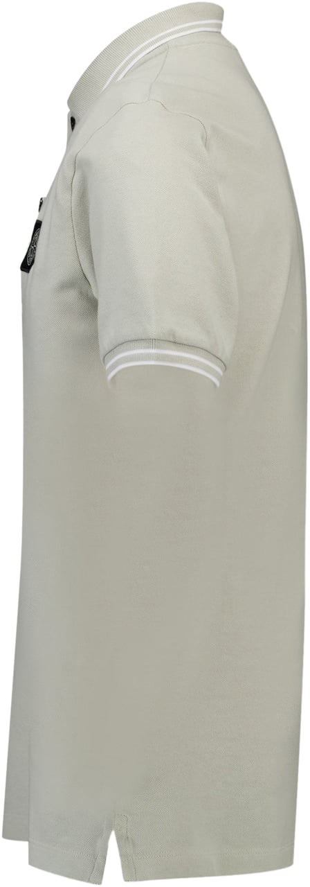 Stone Island Junior Stone Island Kinder Jongens Polo In Licht Grijs Grijs