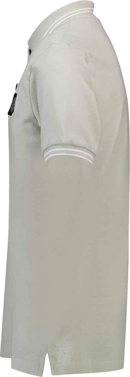 Stone Island Junior Stone Island Kinder Jongens Polo In Licht Grijs Grijs