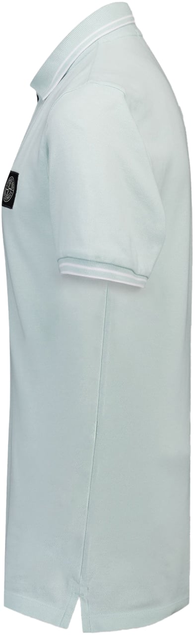 Stone Island Junior Stone Island Kinder Jongens Polo In Mint Groen