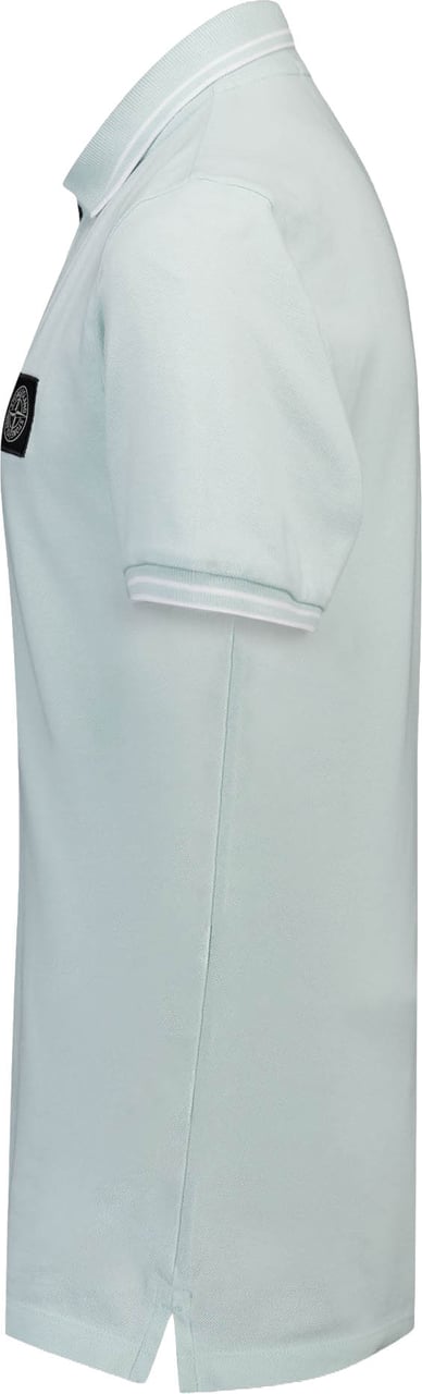 Stone Island Junior Stone Island Kinder Jongens Polo In Mint Groen