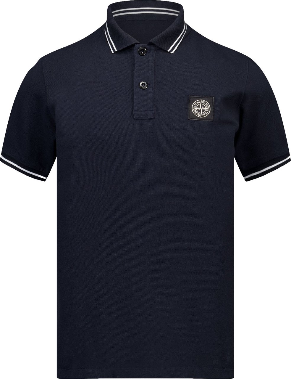Stone Island Junior Stone Island Kinder Jongens Polo In Navy Blauw