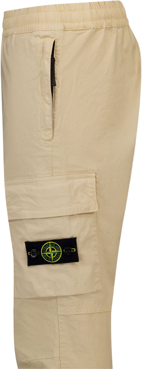 Stone Island Junior Stone Island Kinder Jongens Broek In Beige Beige