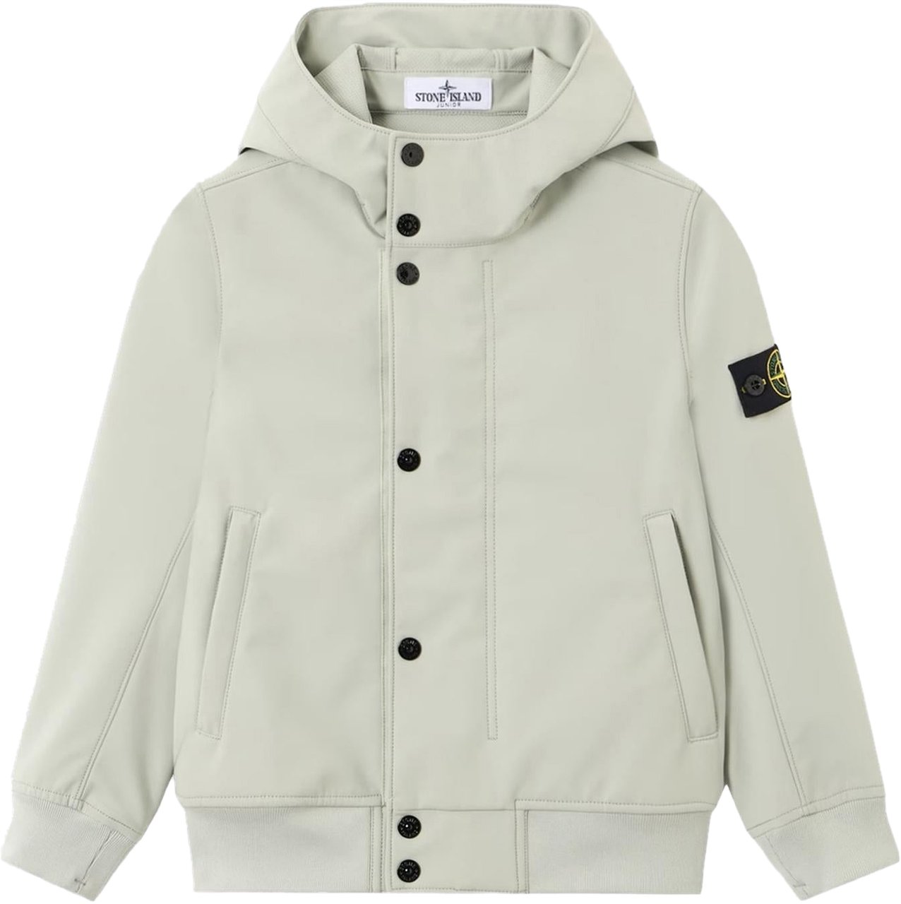 Stone Island Junior Kids Short Parka Groen