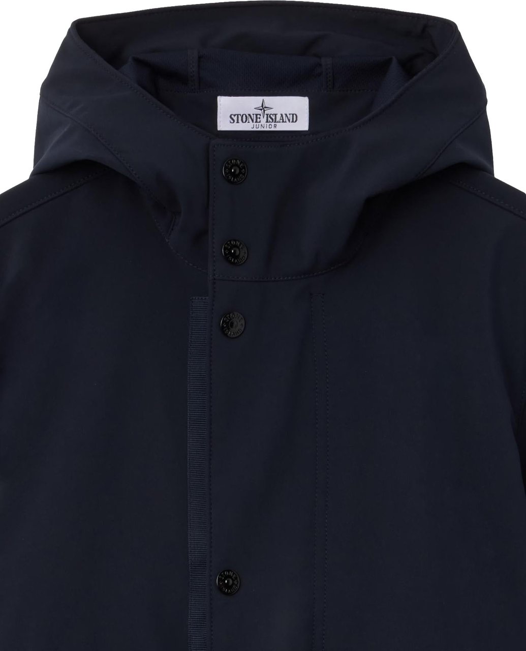 Stone Island Junior Stone Island Kids Short Parka Zwart