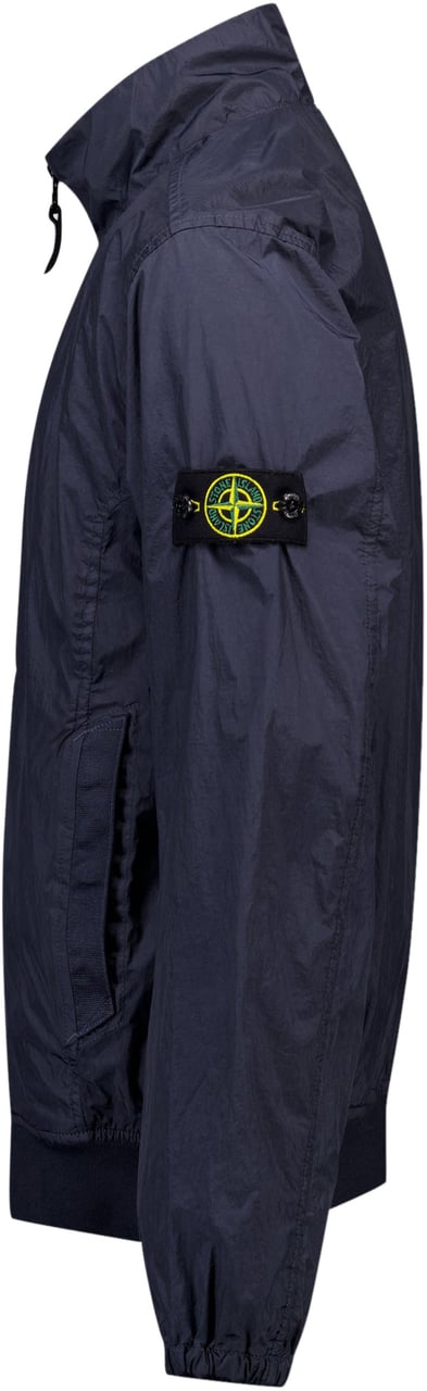 Stone Island Junior Stone Island Kinder Jongens Zomerjas In Navy Blauw
