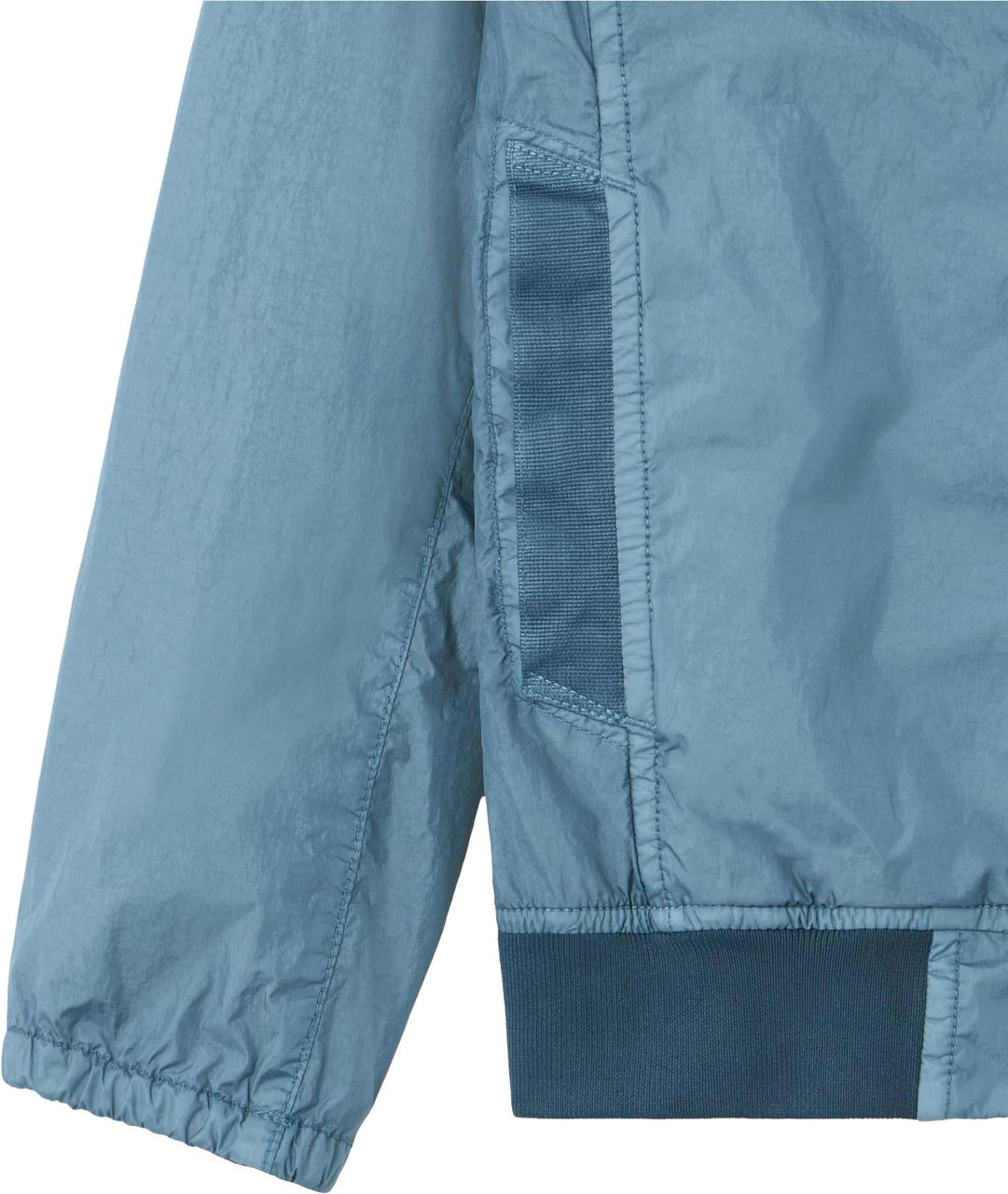 Stone Island Junior Stone Island Kids Short Parka Blauw