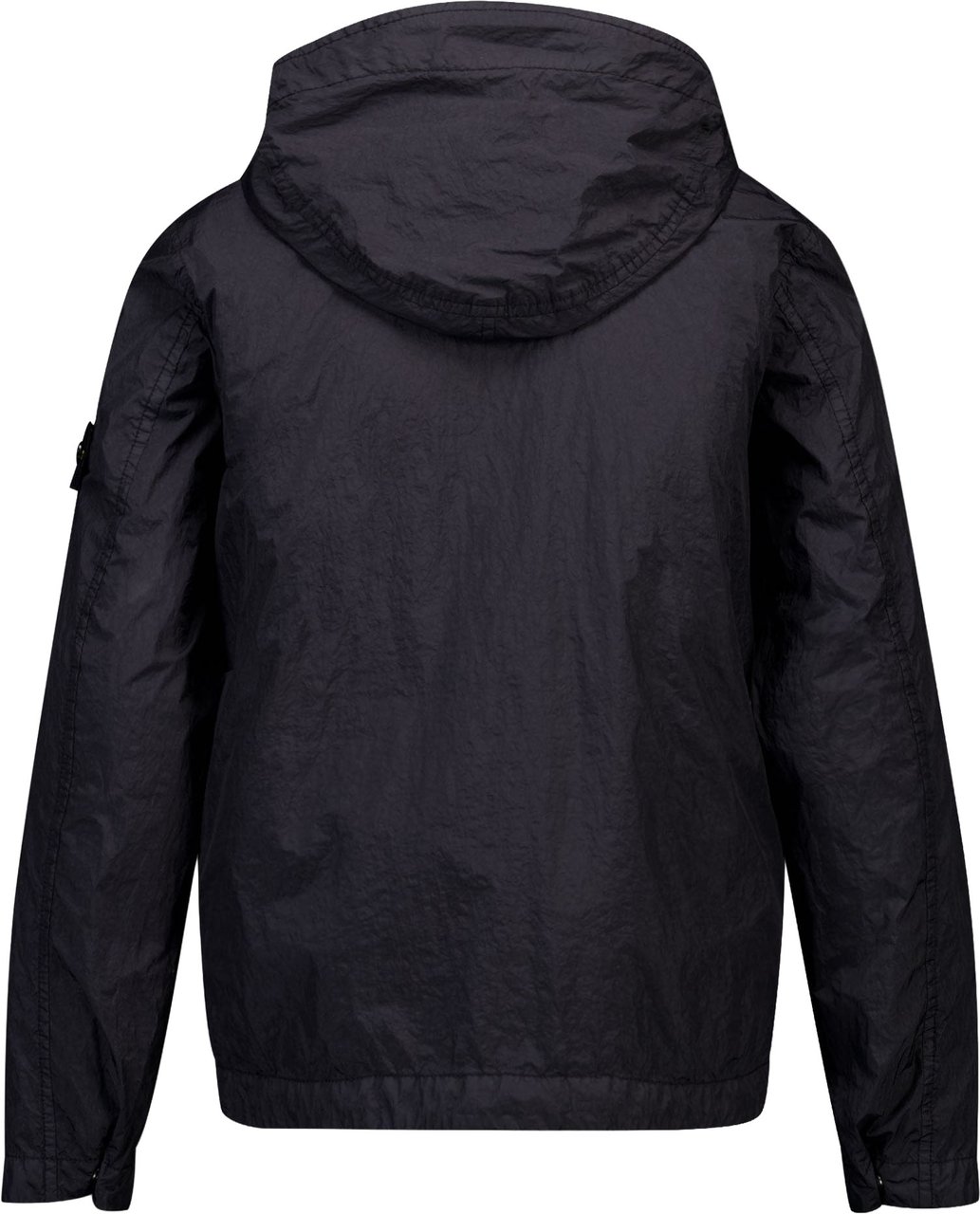 Stone Island Junior Stone Island Kinder Jongens Zomerjas In Zwart Zwart