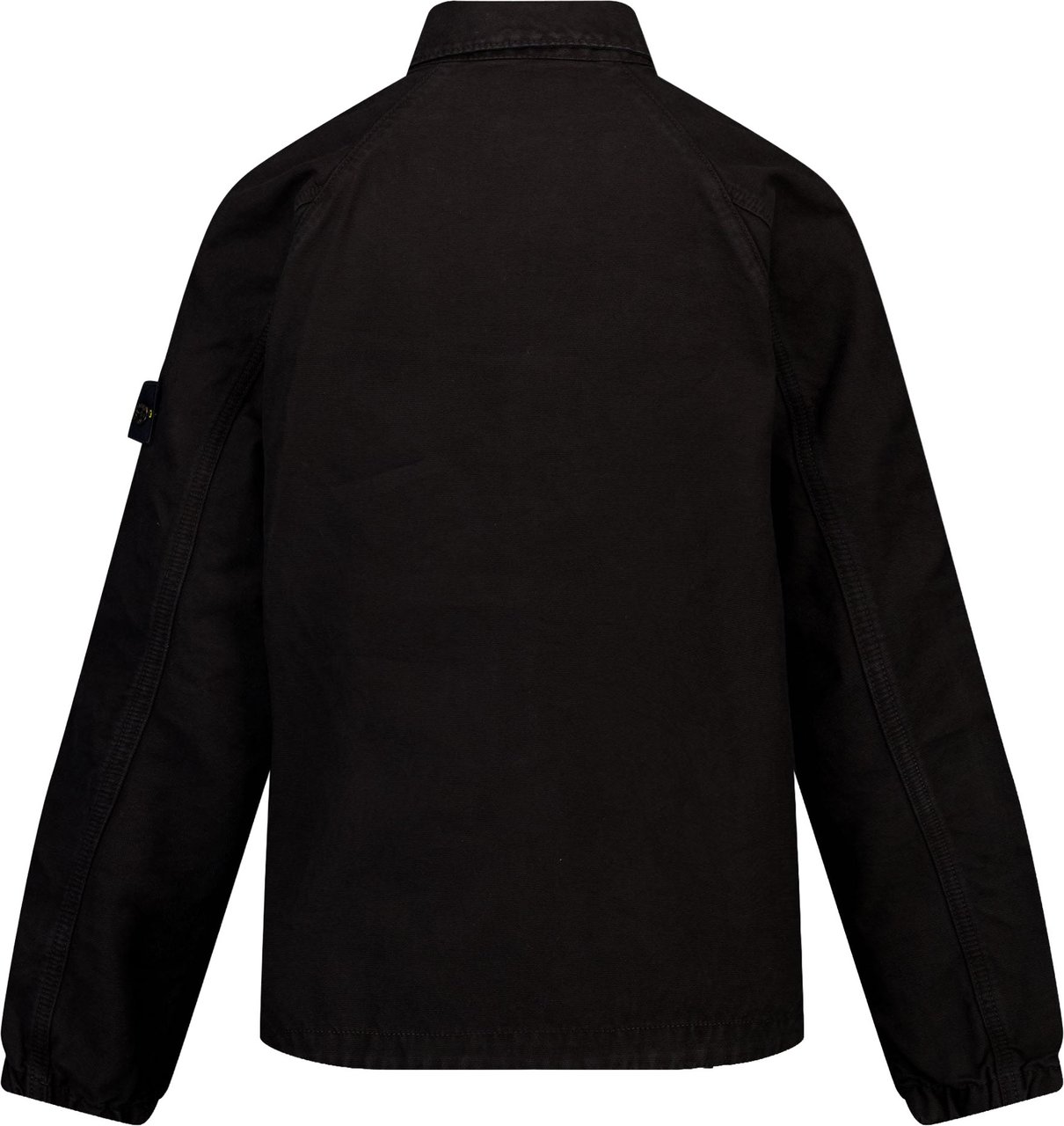Stone Island Junior Stone Island Kinder Jongens Zomerjas In Zwart Zwart