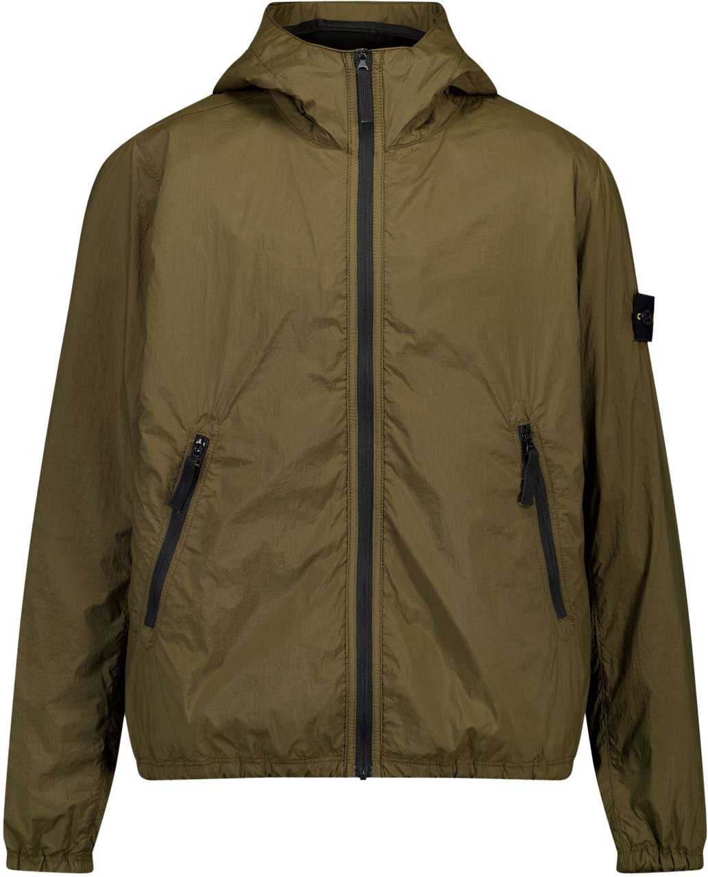 Stone Island Junior Stone Island Kinder Jongens Zomerjas In Army Groen