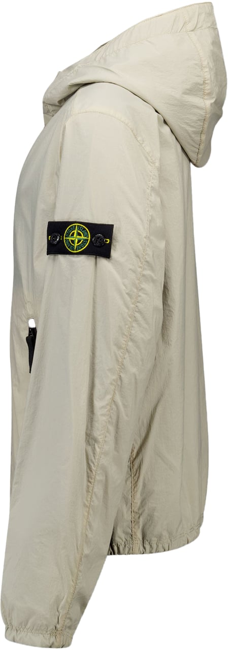 Stone Island Junior Stone Island Kinder Jongens Zomerjas In Licht Beige Beige