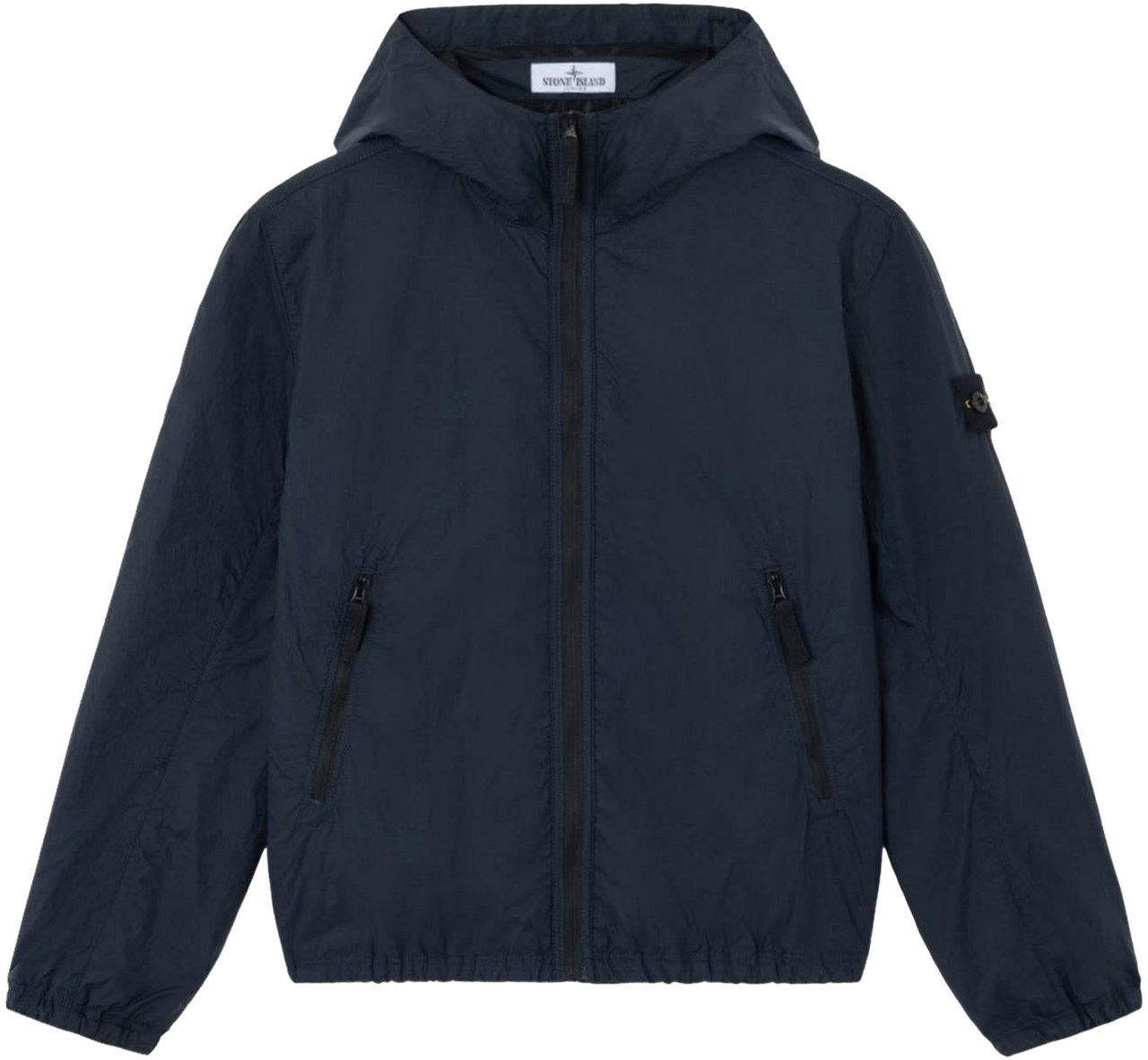 Stone Island Junior Kids Short Parka Blauw