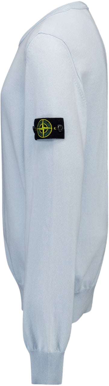 Stone Island Junior Kids Crew Neck Blauw