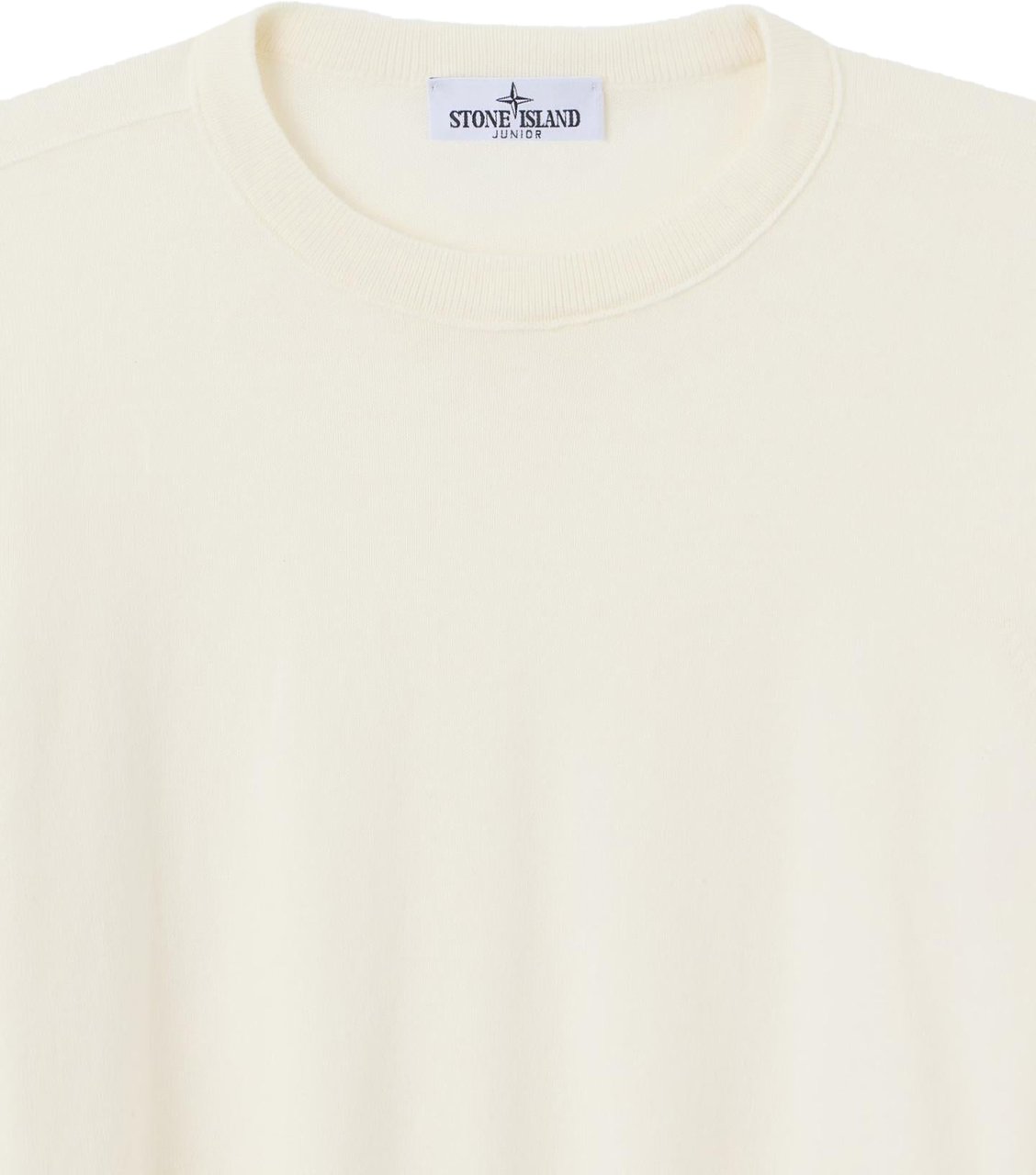 Stone Island Junior Kids Crew Neck Wit