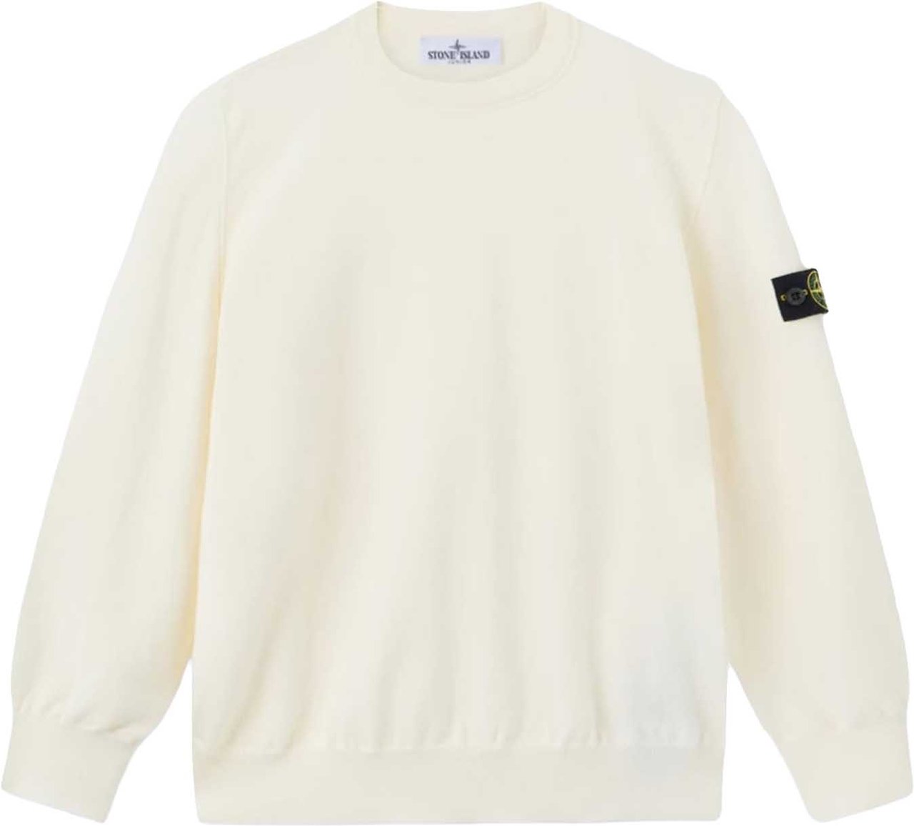 Stone Island Junior Stone Island Kids Crew Neck Wit