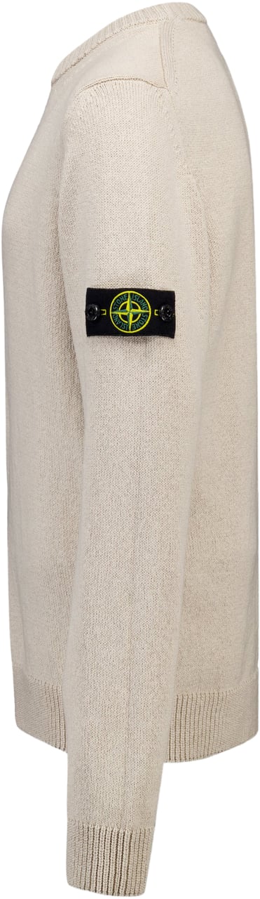 Stone Island Junior Stone Island Kinder Jongens Trui In Beige Beige
