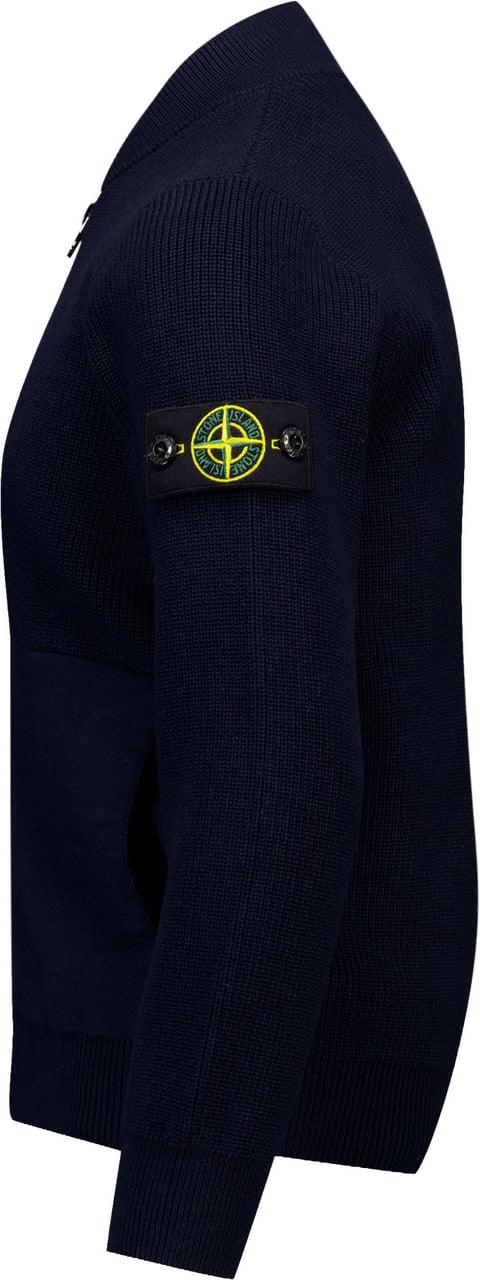 Stone Island Junior Stone Island Kinder Jongens Vest In Navy Blauw