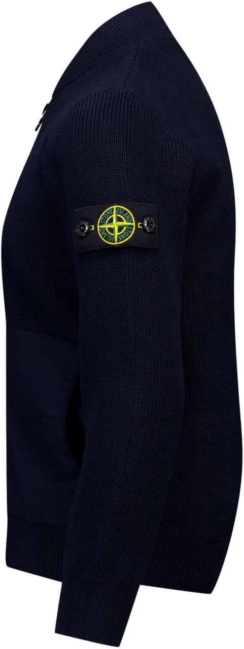 Stone Island Junior Stone Island Kinder Jongens Vest In Navy Blauw