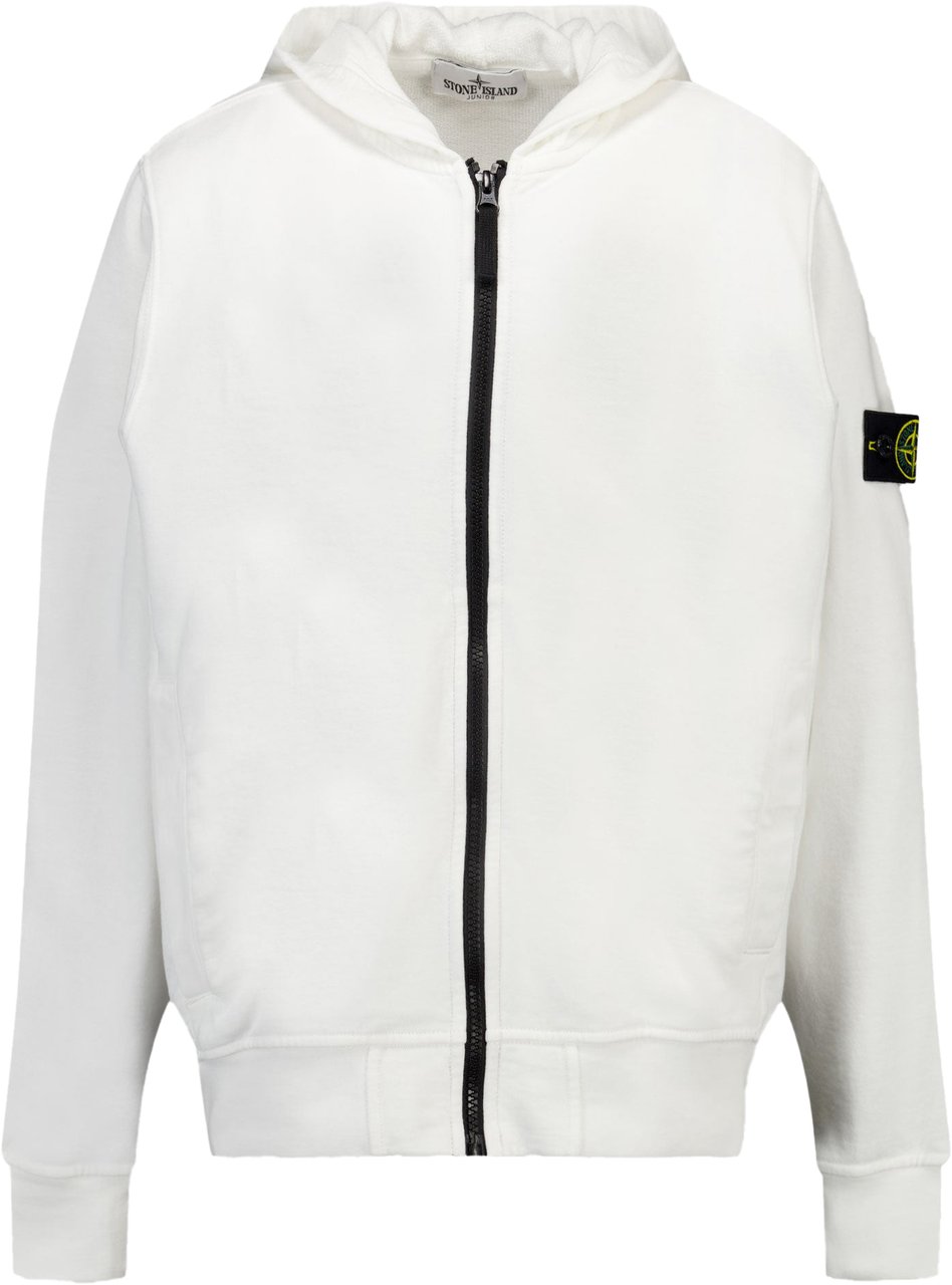 Stone Island Junior Stone Island Kinder Jongens Vest In Wit Wit