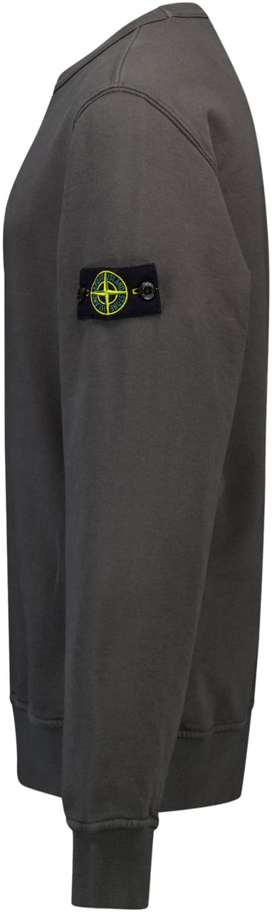 Stone Island Junior Stone Island Kinder Jongens Trui In Antraciet Zwart