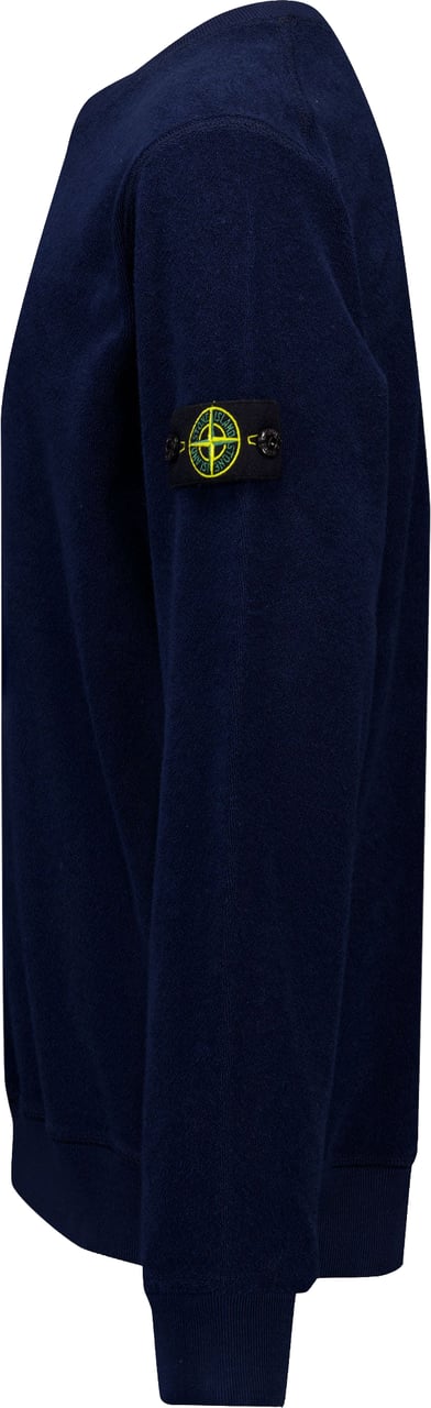 Stone Island Junior Stone Island Kinder Jongens Trui In Blauw Blauw
