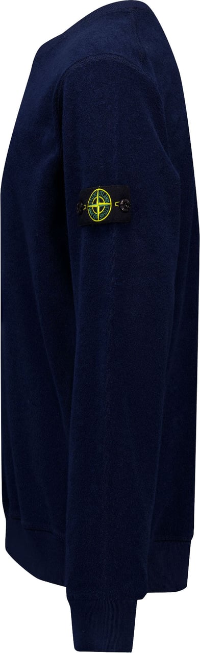 Stone Island Junior Stone Island Kinder Jongens Trui In Blauw Blauw