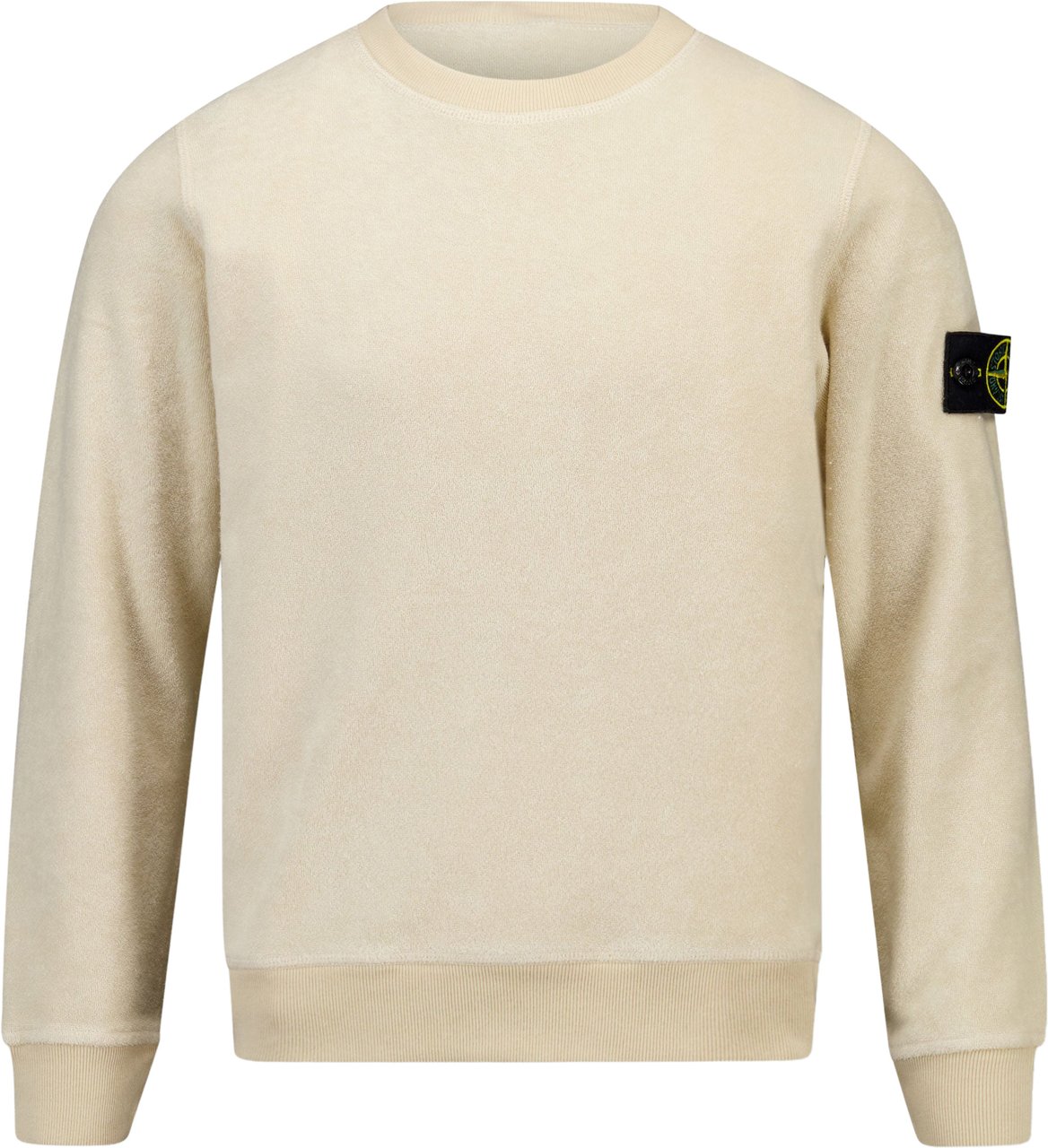 Stone Island Junior Stone Island Kinder Jongens Trui In Off White Wit