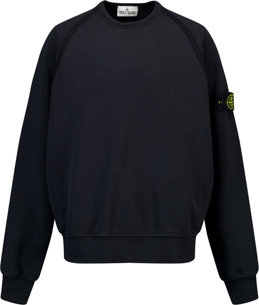 Stone Island Junior Stone Island Kinder Jongens Trui In Zwart Zwart