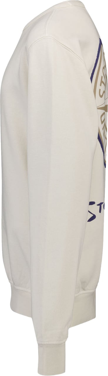 Stone Island Junior Stone Island Kinder Jongens Trui In Off White Wit