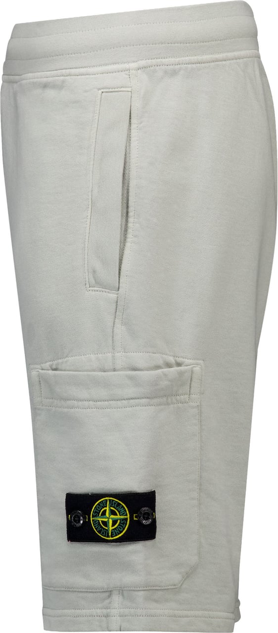 Stone Island Junior Stone Island Kinder Jongens Shorts In Licht Grijs Grijs