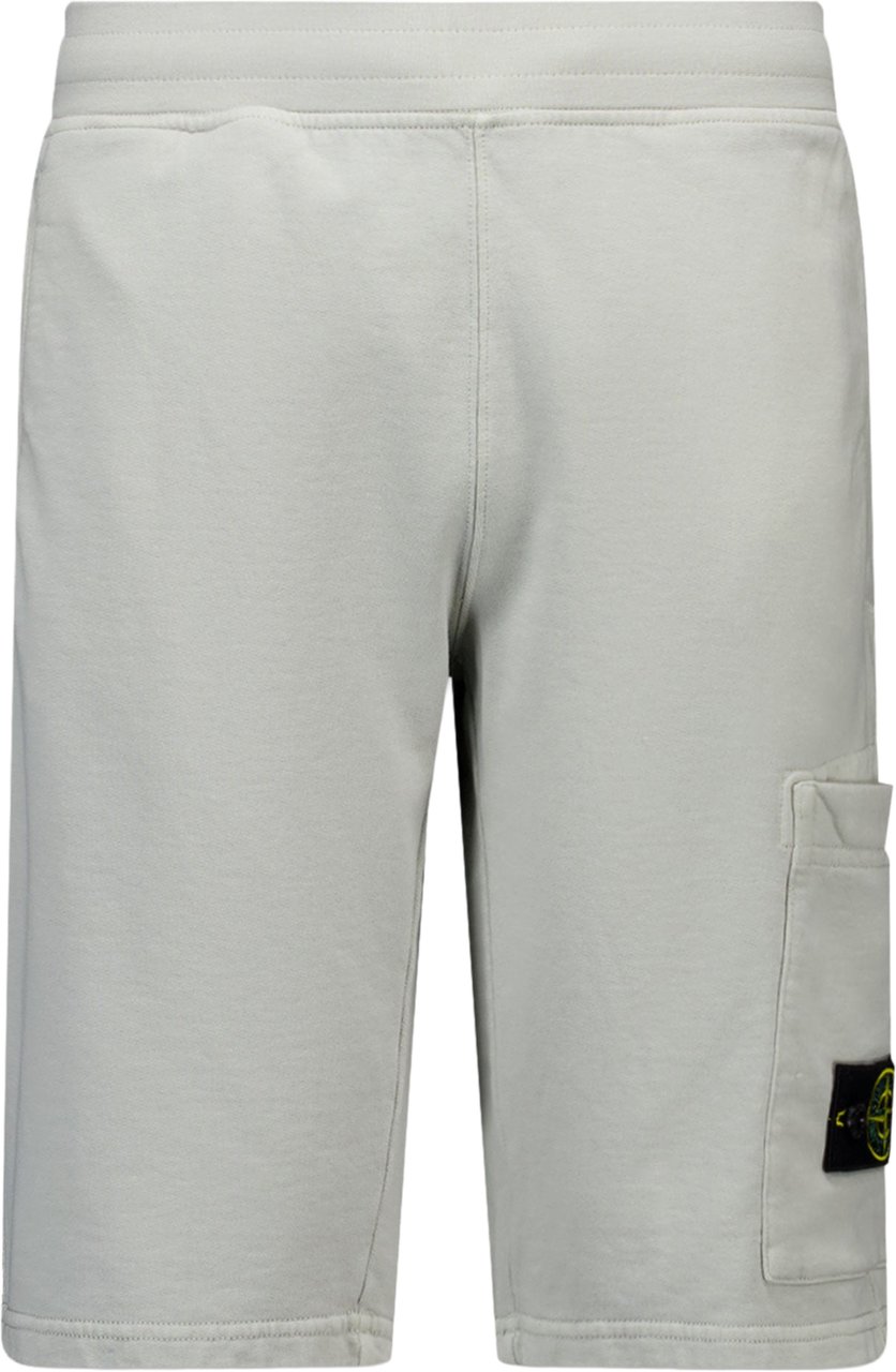 Stone Island Junior Stone Island Kinder Jongens Shorts In Licht Grijs Grijs