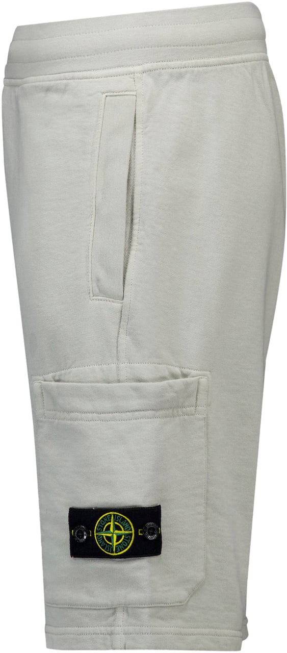 Stone Island Junior Stone Island Kinder Jongens Shorts In Licht Grijs Grijs