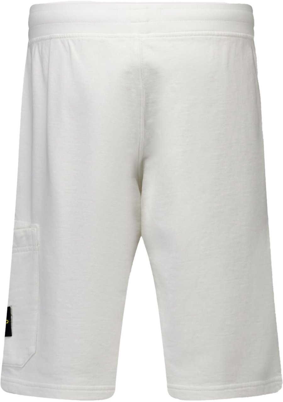 Stone Island Junior Stone Island Kinder Jongens Shorts In Wit Wit
