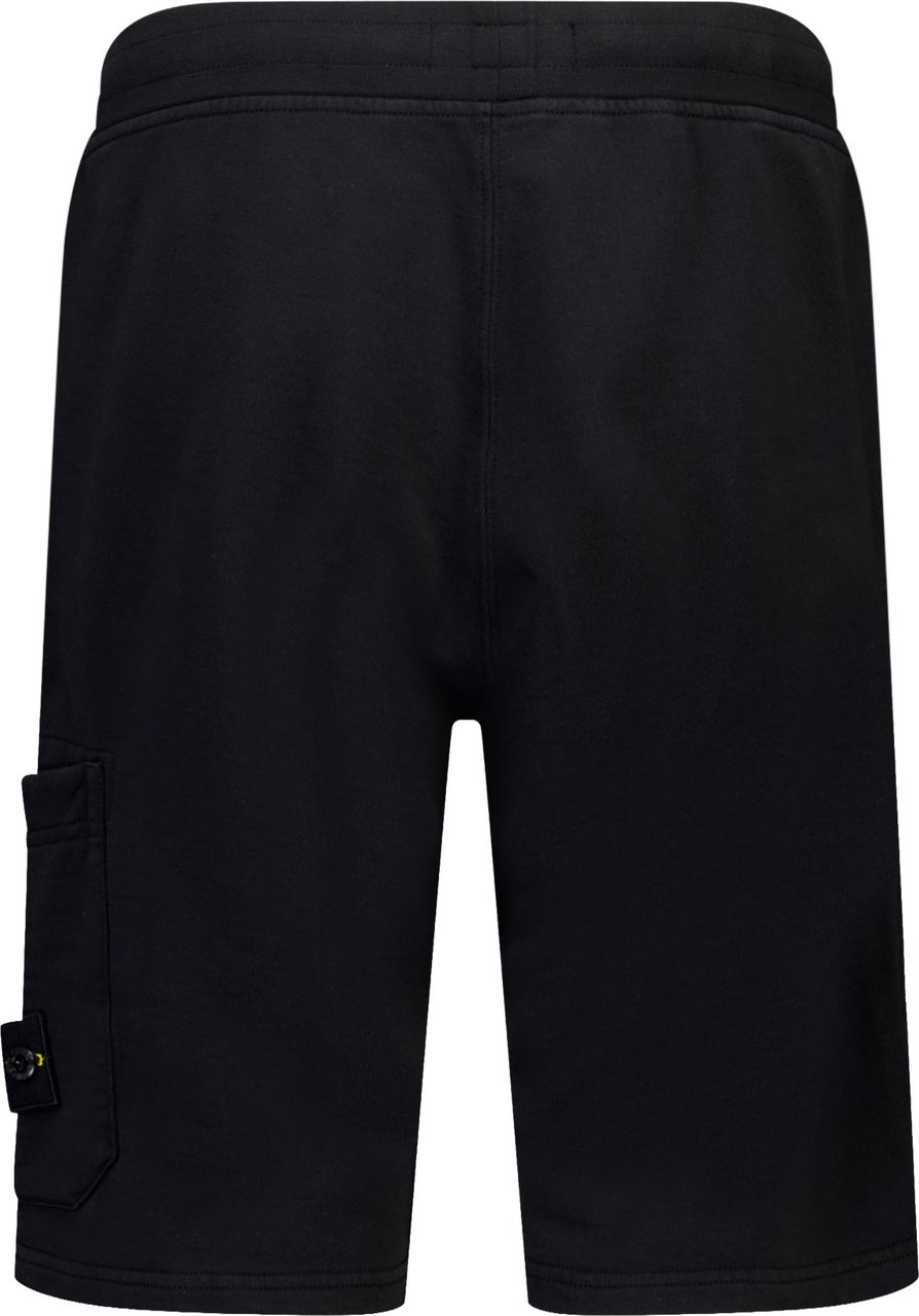 Stone Island Junior Stone Island Kinder Jongens Shorts In Zwart Zwart